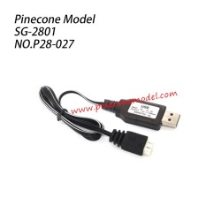 P28-027 USB charging cable Parts For Pinecone Model SG2801 RC Car