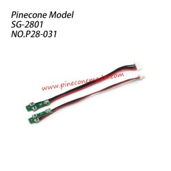 P28-031 Taillight assembly Parts For Pinecone Model SG2801 RC Car