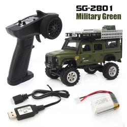 Pinecone Model SG-2801 1/28 2.4Ghz 4WD High Speed RC Crawler green