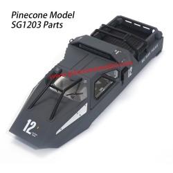 P12001 Housing Assembly Parts For Pinecone Model SG-1203 Black