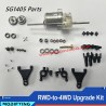 RWD-to-4WD Upgrade Kit Parts For Pinecone Model SG-1405 RC Truck