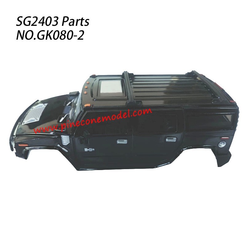 GK080-2 Car Shell 1 Parts For Pinecone Model SG2403 RC Truck