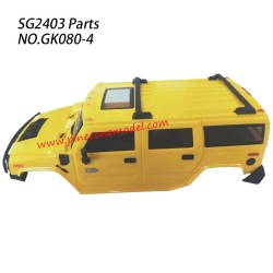 GK080-4 Car Shell 3 Parts For Pinecone Model SG2403 RC Truck