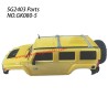 GK080-5 Car Shell 4 Parts For Pinecone Model SG2403 RC Truck