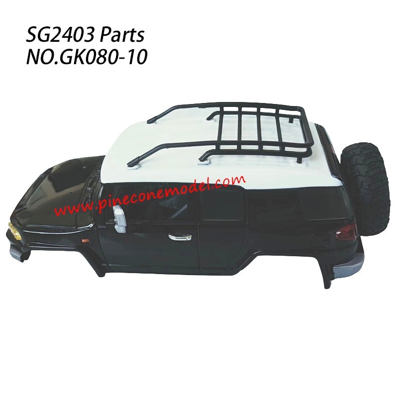 GK080-10 Car Shell 9 Parts For Pinecone Model SG2403 RC Truck