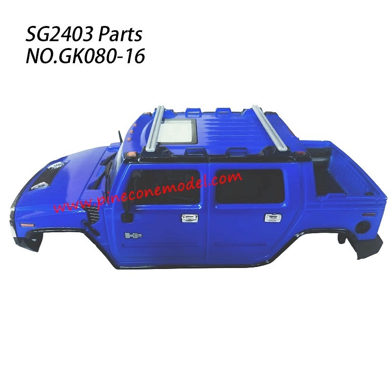 GK080-16 Car Shell 15 Parts For Pinecone Model SG2403 RC Truck
