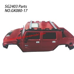 GK080-17 Car Shell 16 Parts For Pinecone Model SG2403 RC Truck