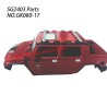 GK080-17 Car Shell 16 Parts For Pinecone Model SG2403 RC Truck