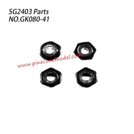 GK080-41 Wheel Mounting Anti-Slip Nut Parts For Pinecone Forest SG2403