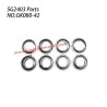 GK080-42 6x3x2.5 Rotating Bearing Parts For Pinecone Forest SG2403