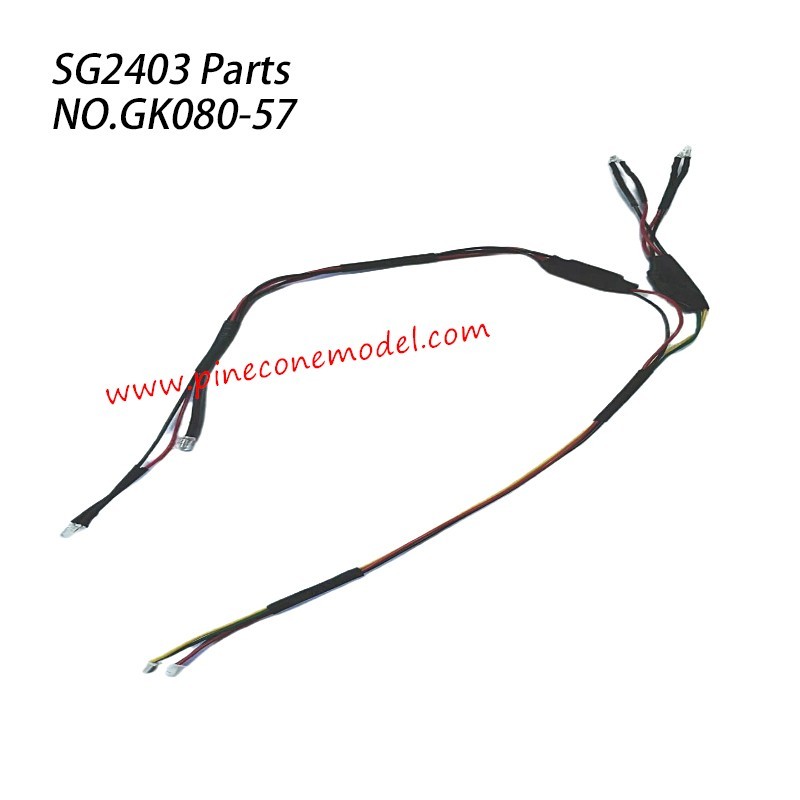 GK080-57 Car Shell Light Wire Parts For Pinecone Forest SG2403