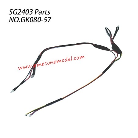 GK080-57 Car Shell Light Wire Parts For Pinecone Forest SG2403
