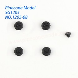 1205-08 Tire screws, cover the fuel tank cap Parts For Pinecone Model SG1205 RC Car