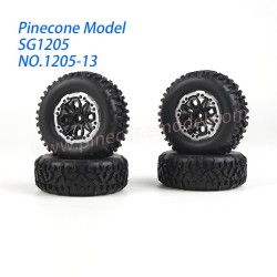 1205-13 Wheel assembly Parts For Pinecone Model SG1205 RC Car