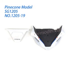 1205-19 Front end Parts For Pinecone Model SG1205 RC Car White