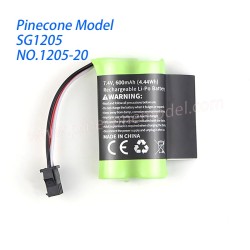 1205-20 7.4V 600mAh Lithium battery Parts For Pinecone Model SG1205 RC Car
