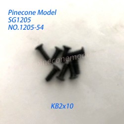 1205-54 Phillips screw (KB2x10) Parts For SG-RC SG1205 RC Car