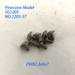 1205-57 Phillips screw with insert (PWB2.3x6x7) Parts For SG-RC SG1205 RC Car