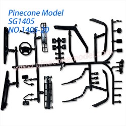 1405-20 Middle Grille Parts For Pinecone Model SG-1405 RC Truck
