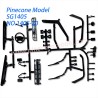 1405-20 Middle Grille Parts For Pinecone Model SG-1405 RC Truck