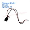 1405-29 Battery plug wire Parts For Pinecone Model SG-1405 RC Truck