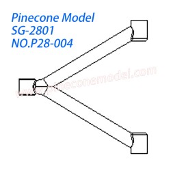 P28-004 Y-type Axle Bracket Parts For Pinecone Model SG2801 RC Car