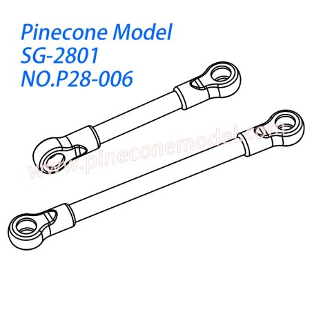 P28-006 Steering rod, Servo pull rod Parts For Pinecone Model SG2801 RC Car