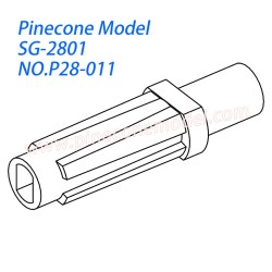 P28-011 Front axle drive connecting rod Parts For Pinecone Model SG2801 RC Car
