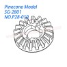P28-010 Active bevel gear Parts For Pinecone Model SG2801 RC Car