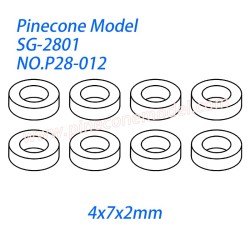 P28-012 (4x7x2mm) Bushing Parts For Pinecone Model SG2801 RC Car