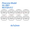 P28-012 (4x7x2mm) Bushing Parts For Pinecone Model SG2801 RC Car