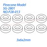 P28-013 (3x6x2mm) Bushing Parts For Pinecone Model SG2801 RC Car