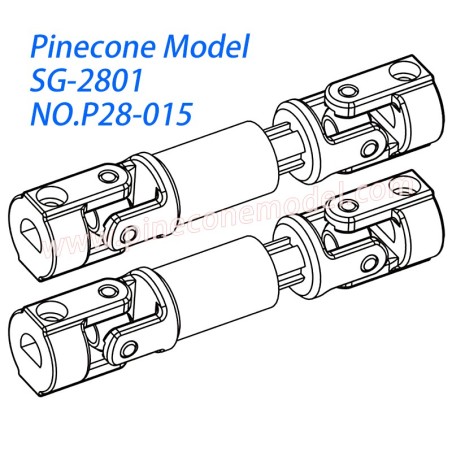P28-015 Universal drive shaft assembly Parts For Pinecone Model SG2801 RC Car