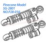 P28-016 Front shock absorber Parts For Pinecone Model SG2801 RC Car