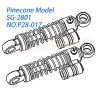 P28-017 Rear shock absorber Parts For Pinecone Model SG2801 RC Car