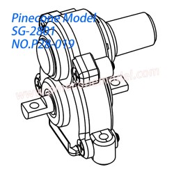 P28-019 Intermediate gearbox assembly Parts For Pinecone Model SG2801 RC Car