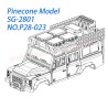 P28-023 Shell assembly Parts For Pinecone Model SG2801 RC Car