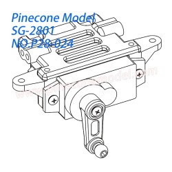 P28-024 Steering servo assembly Parts For Pinecone Model SG2801 RC Car