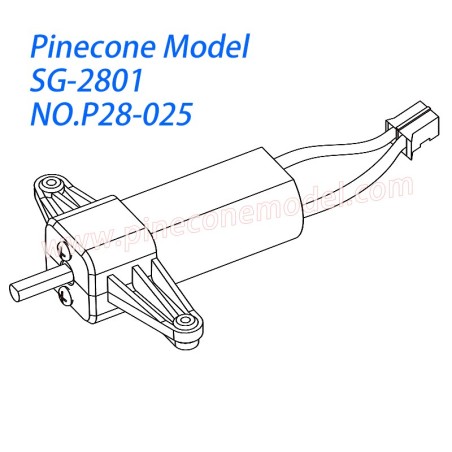 P28-025 Motor assembly Parts For Pinecone Model SG2801 RC Car