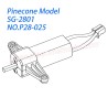 P28-025 Motor assembly Parts For Pinecone Model SG2801 RC Car