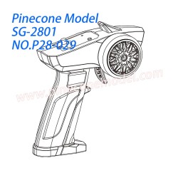 P28-029 2.4GHz remote control Parts For Pinecone Model SG2801 RC Car