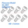 LS009 Cross cup head self tapping screw (HB 1.7x3mm) Parts For SG-RC SG2801