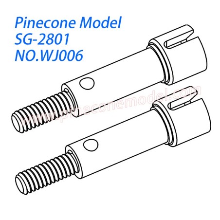 WJ006 Front axle drive cup Parts For SG-RC SG2801