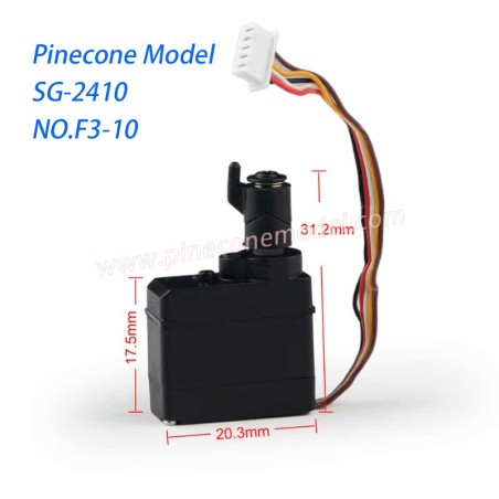 F3-10 3.7g 5-wire Steering servo with servo arm Parts For SG Pinecone Model SG2410