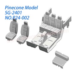 P24-002 PCB Cover Parts For SG-RC SG2401