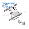 P28-002R Chassis, Rear Shock Mount Parts For SG-RC SG2401