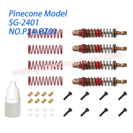 P24-BZ01 Upgrade Metal Hydraulic Shock Absorber Parts For SG-RC SG2401