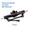P28-020 (Front) Axle Assembly Parts For SG Pinecone Forest 2401