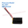 P28-026 7.4V 350mAh Battery Parts For SG Pinecone Forest 2401