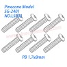 LS003 Phillips round head tapping screws (PB 1.7x8mm) Parts For SG Pinecone Forest 2401